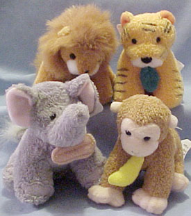 Our Wild Animal selection is greater than most zoos!  From Armidillos to Zebras we have them all stuffed full of fluff and ready to play!