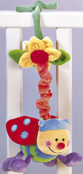 We carry a wide variety made for baby merchandise.  Adorable Insects with giggles and music for Baby!