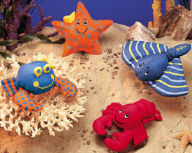 Gund Silly Sea Creatures Zip Alongs