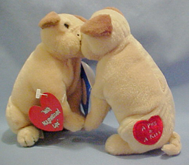 Dakin Plush Kissing Pug Puppy Dogs Valentines Plush Dakin Plush Kissing Pug Puppy Dogs Valentines Plush
