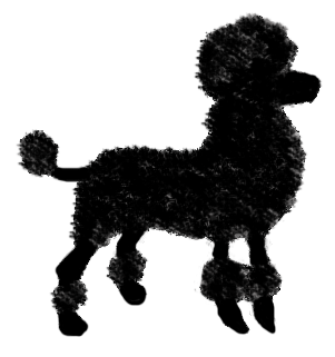 standard poodle stuffed animal