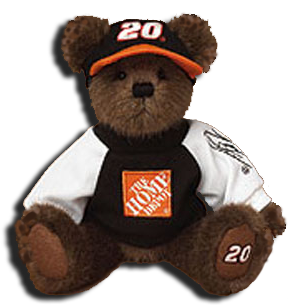 boyds collectible teddy bear NASCAR drivers tony stewart jeff gorden dale earnhardt and more
