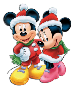 christmas mickey and minnie image