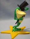 Looney Tunes Michigan J Frog Bendable Figure on Star Base (stamped 1996 on bottom)  4 inches
