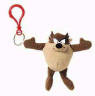 Looney Tunes Plush Taz Key Clip 3 inches