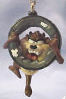 Looney Tunes Taz Key Chain 2 1/2 inches