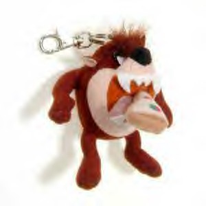 Cuddly Collectibles - Collectible Looney Tunes Taz Key Chains