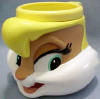 Looney Toons Lola Bunny Kids Cup 3 1/2 inches high 4 inch diameter 5 1/2 inches wide