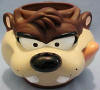 Looney Toons Taz Kids Cup 3 1/2 inches high 5 inch diameter 6 1/2 inches wide
