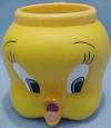 Looney Toons Tweety Kids Cup 3 1/2 inches 4 inch diameter 5 1/2 inches wide