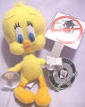Looney Tunes Tweety Window Plush - suction cups on hands and feet to cling to your window 8 3/4 inches