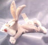 Looney Toons Plush Bugs Bunny Laying Down 7 1/2 inches