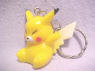 Pokemon Electric Pikachu Figural Key Chain 1 1/2 inches