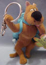 Plush Scooby Doo with Backpack  (inside backpack is a notebook)   6 1/2 inches