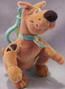 Gund Scooby Doo Plush Clip On  5 1/4 inches high 2 1/2 inch clip
