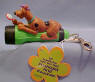 Scooby Doo Flashlight Key Chain - requires a AA battery  4 inches 2 1/2 inch chain
