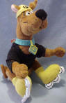 Gund Rollerblading Scooby Doo  -  Scooby thinks of safety first he is wearing a helmet and elbow pads 7 inches