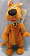 Warner Brothers Studio Store Bean Bag Plush Scooby Doo "S" Collar 10 1/2 inches