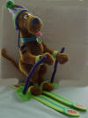 Large Scooby Doo Skiing 13 inches