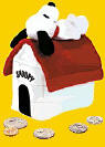 Snoopy & his Doghouse Plush Bank