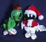 Warner Brothers Studio Store Bean Bag Plush Christmas 1998 Reindeer K - 9 10 inches high