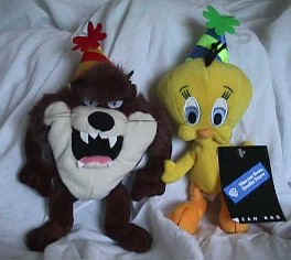 Click Here to go to our Tweety Happy Birthday Warner Brothers Studio Store Bean Bag Plush