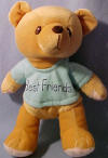 Cherished Teddies "Best Friends" Plush Teddy Bear 8 1/2 inches