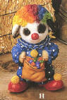 Mary's Moo Moo's Halloween Clown "Clown on the Farm"  3 1/4 inches high