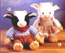 Mary's Moo Moos Plush Patty the Brown and White Cow 14 inches