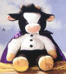 Mary's Moo Moos 2000 Halloween Bean Bag Plush Count Dracula 9 inches high