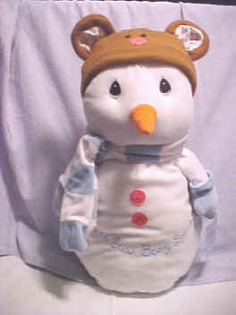 Click here to go to our large selection of Collectible Christmas Precious Moments Tender Tail Plush Snowmen