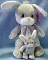 Precious Moments Tender Tail Plush 9 inch Momma Bunny and 1 4 inch Baby