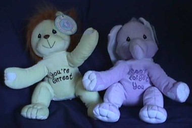 Precious Moments Tender Tail Huggables Plush Yellow Lion "You're Grrreat"