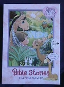 Precious Moments Tender Tail Bean Bag Plush Giraffe Bible Story - "God Made The World"