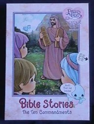Precious Moments Tender Tail Bean Bag Plush Blue Bird Bible Story - "The Ten Commandments"