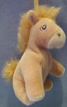 Precious Moments Tender Tail Mini  Plush Ornament Brown Horse - from the 1st Edition of the Mini Tender Tail Ornaments 4 inches
