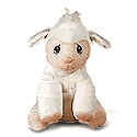 Precious Moments Tender Tail Bean Bag Plush White Lamb - (2nd Edition) Introduced Sept. '97 and Retired in June '98