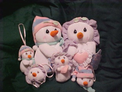 Click here to go to our Precious Moments Tender Tail Snowman Ornaments