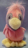 Precious Moments Tender Tail Mini  Plush Ornament Cardinal - from the 1st Christmas Set of Mini Tender Tail Ornaments 3 1/2 inches