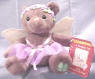 Precious Moments Tender Tail Bean Bag Plush #5 A Christmas Tale Sugar Plum Pixie Bear - "In the land of holiday sweets are many yummy things to see and eat. Among the creatures who live there are Sugar Plum Pixies. One in particular joined Clarice, her nutcracker ornament, the mouse soldier and SqueaKing on their journey. She led them to meet the ruler of the land. - the Winter Queen." 8 inches