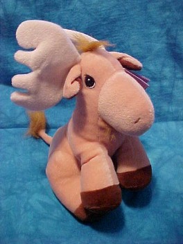 Precious Moments Tender Tail Bean Bag Plush Moose - (Winter 2000 Set) Introduced Jan. '00 9 inches