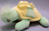 Precious Moments Tender Tail Mini  Plush Ornament Green & Yellow Turtle Mini - from the 1st Edition of the Mini Tender Tail Ornaments 4 inches