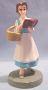 Disney's Belle in Peasant Dress Figurine - Belle is carrying her basket and reading her book as she strolls