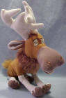 Disney's Brother Bear's Tuke Moose Plush - embroidered facial features.  made from a feltlike plush material. measures 10 inches tag reads 8 inches