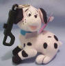 Disney's 102 Dalmatians Plush Little Dipper Barking Key Clip - Squeeze his tummy and listen to him bark. 4 inches high by 4 inches long