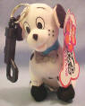 Disney's 102 Dalmatians Plush Wiggler Key Clip Little Dipper Pull his bone tag and watch him wiggle and jiggle 5 inches