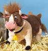 Disney's Home On the Range Large Plush Maggie the Cow 13 inches long with 5 inch tail