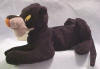 Disney Store Bean Bag Plush Jungle Book's Bagheera 8 inches long with a 4 inch tail