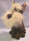 Disney Store Bean Bag Plush Lady & the Tramp's Jock Schnauzer 7 1/4 inches