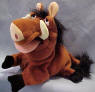 Disney Store Bean Bag Plush Lion King's Pumbaa Warthog 8 inches